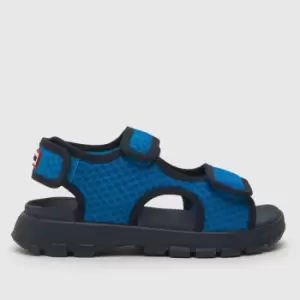 Image of Hunter Blue Travel Boys Junior Sandals