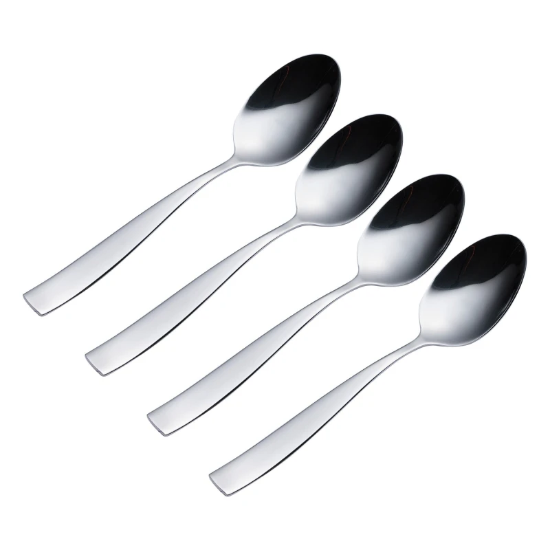 Image of Viners Viners Everyday 4 Piece Dessert Spoon Stainless Steel LW99001