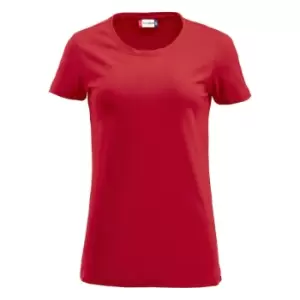 Image of Clique Womens/Ladies Carolina T-Shirt (XL) (Red)
