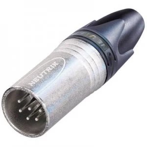 Image of Neutrik NC6MXX XLR connector Plug, straight Number of pins: 6 Silver