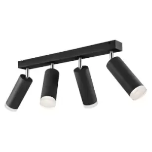 Image of Felix Adjustable Spotlight Bar Black, 4x E27