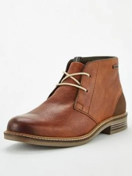 Image of Barbour Readhead Leather Chukka Boots - Brown, Size 7, Men