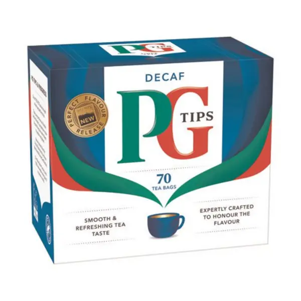 Image of PG Tips Decaf 70x Tea Bags