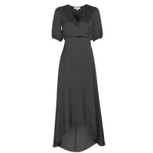Image of Morgan RSIBIL womens Long Dress in Black - Sizes UK 6,UK 8,UK 10,UK 12,UK 14,UK 16