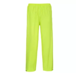 Image of Classic Mens Water Splash Rain Trousers Yellow 5XL