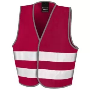 Image of Result Childrens/Kids Enhanced Hi-Vis Vest (M) (Burgundy)