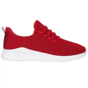 Image of Fabric Santo Mens Trainers - Red