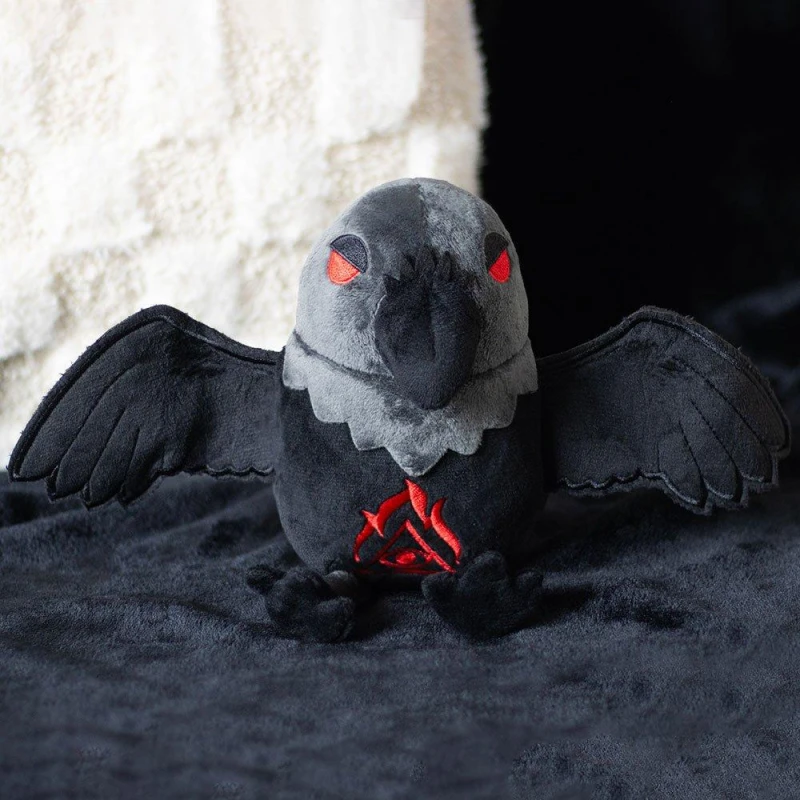 Image of Something Different Raven Plush Toy - Black One Size