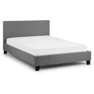 Image of Elisabeth 5ft Kingsize 150 x 200 Grey Linen Bed Frame