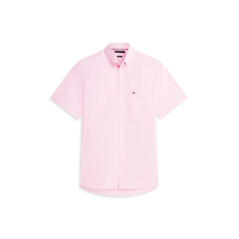 Image of Tommy Hilfiger Tommy SS Oxfrd Shirt Sn62 Rose Petal male S