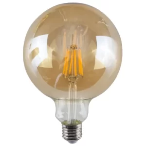 Image of Pack of 2 6W ES E27 Warm White LED Filament Giant Globe Bulbs