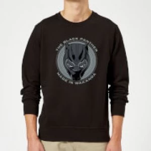 Image of Black Panther Made in Wakanda Sweatshirt - Black