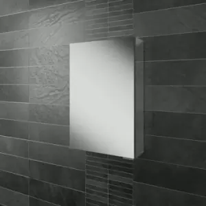 Image of Eris 40 Aluminium Bathroom Cabinet 600mm h x 400mm w x 130mm d - HIB