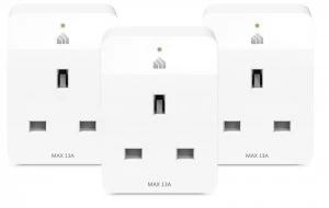 Image of TP Link KP105 Smart Plug WiFi Slim Smart Plug Triple Pack - Works wit