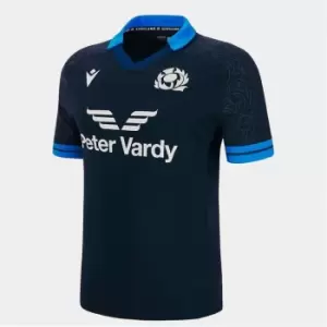Image of Macron Scotland Home Rugby Shirt 2022 2023 - Blue