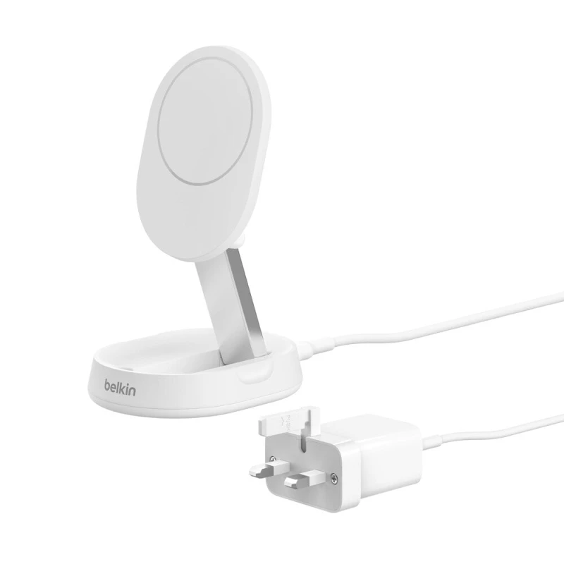 Image of Belkin WIA008MYWH mobile device charger Headphones, Smartphone White AC Wireless charging Fast charging Indoor WIA008MYWH