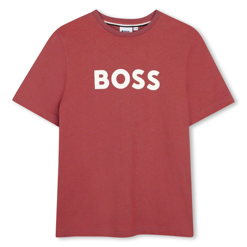Image of Boss Kids Logo T-Shirt Regular Fit T-Shirts 6 Yrs Red 29040208155