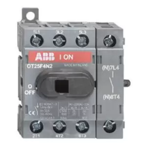 Image of Abb Ot25F4N2 Switch,disconnector,4P,25A