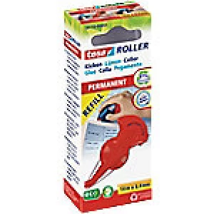 Image of tesa Glue Roller ecoLogo 8.4mm x 14m Red Permanent