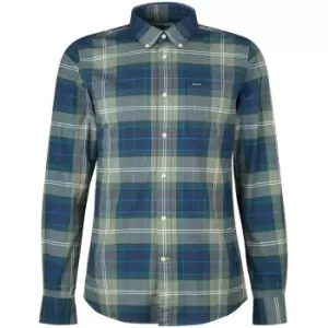 Image of Barbour Lewis Tailored Shirt - Blue