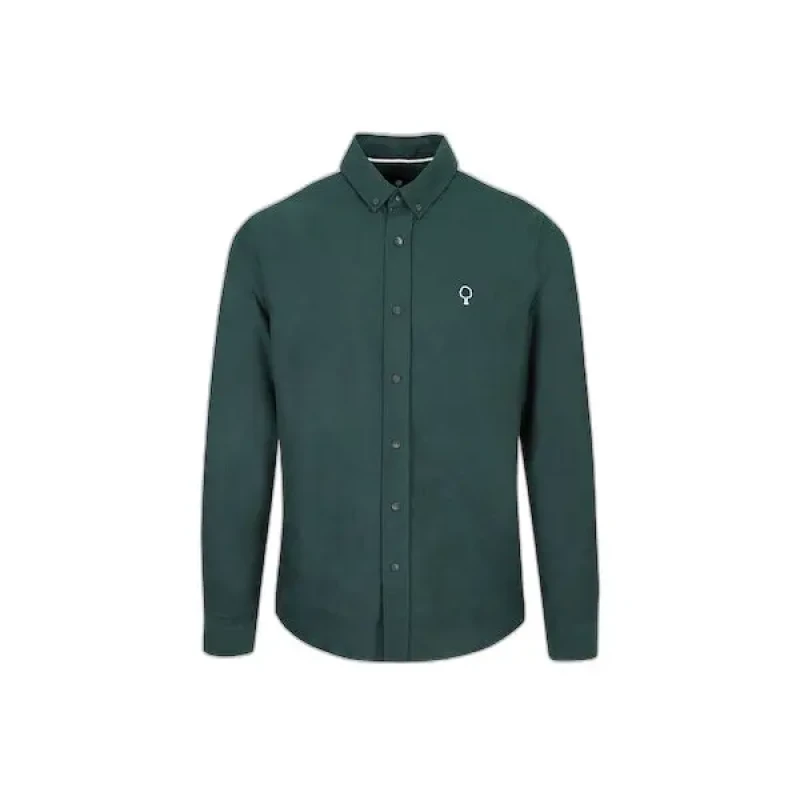 Image of Faguo Cotton shirt Faguo Ivoy Vert Unisex S