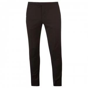 Image of Label Lab Rashford Textured Dinner Suit Trouser - Burgundy