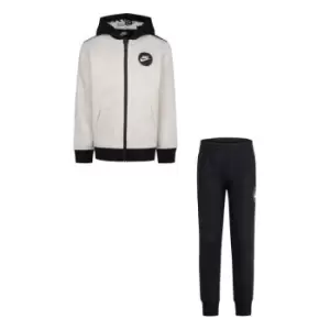 Image of Nike Fleece Hoodie And Joggers Set Infant Boys - Black