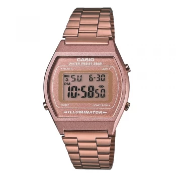 Image of Casio Classic Digital Watch with Stainless Steel Band Rose Gold
