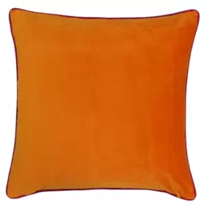 Image of Riva Home Meridian Cushion Cover (55 x 55cm) (Clementine/Hot Pink)