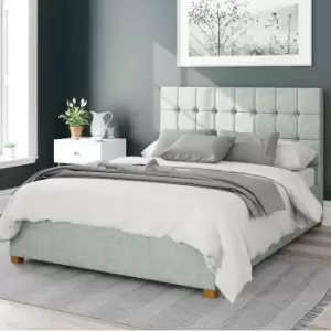 Image of Sinatra Pure Pastel Cotton Ottoman Bed Green