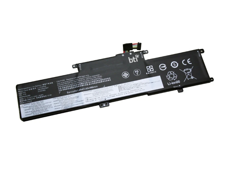 Image of BTI BTI L17C3P53 compatible 45Wh 3-cell battery for Lenovo Yoga L380 L390 L17C3P53-BTI