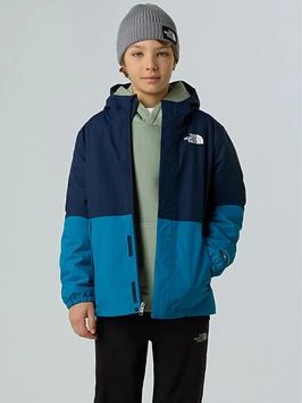 Image of The North Face Coat with Sherpa-Lined Body and Hood Blue + Navy Blue Baby 12Y (150CM);14/16Y (162 to 174CM)