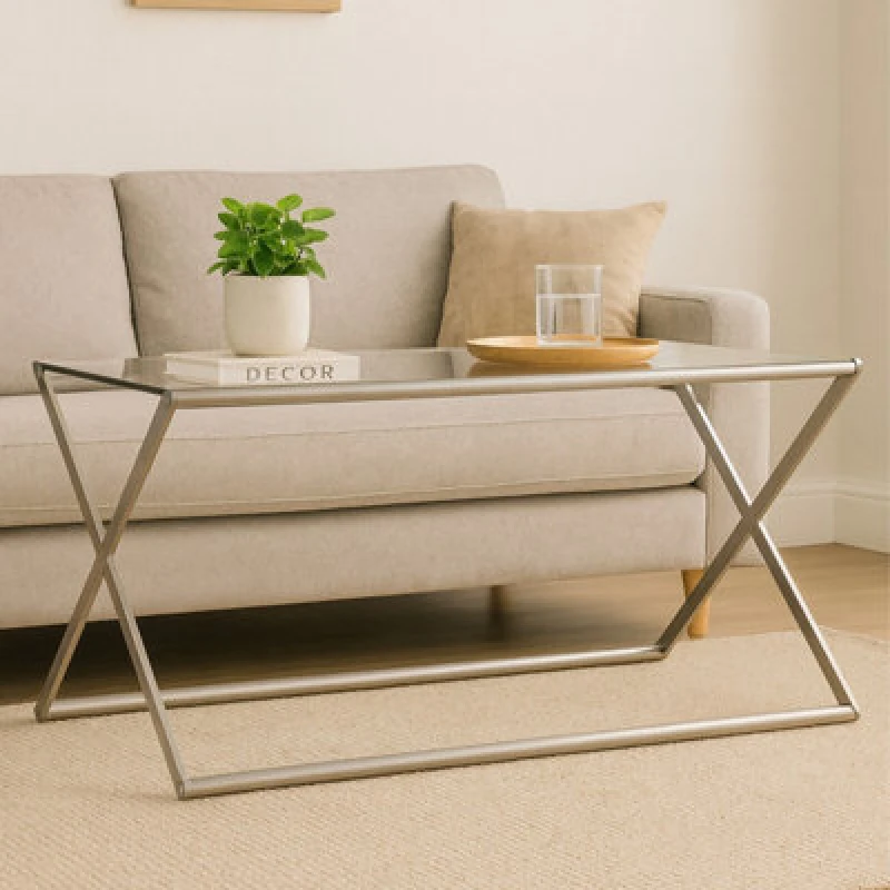 Image of Premier Housewares Roma Coffee Table Clear