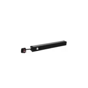 Image of 3m Black 1U 6Way UK Socket PDU - 646824
