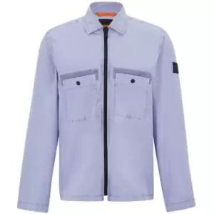 Image of BOSS Lebold Overshirt - Purple