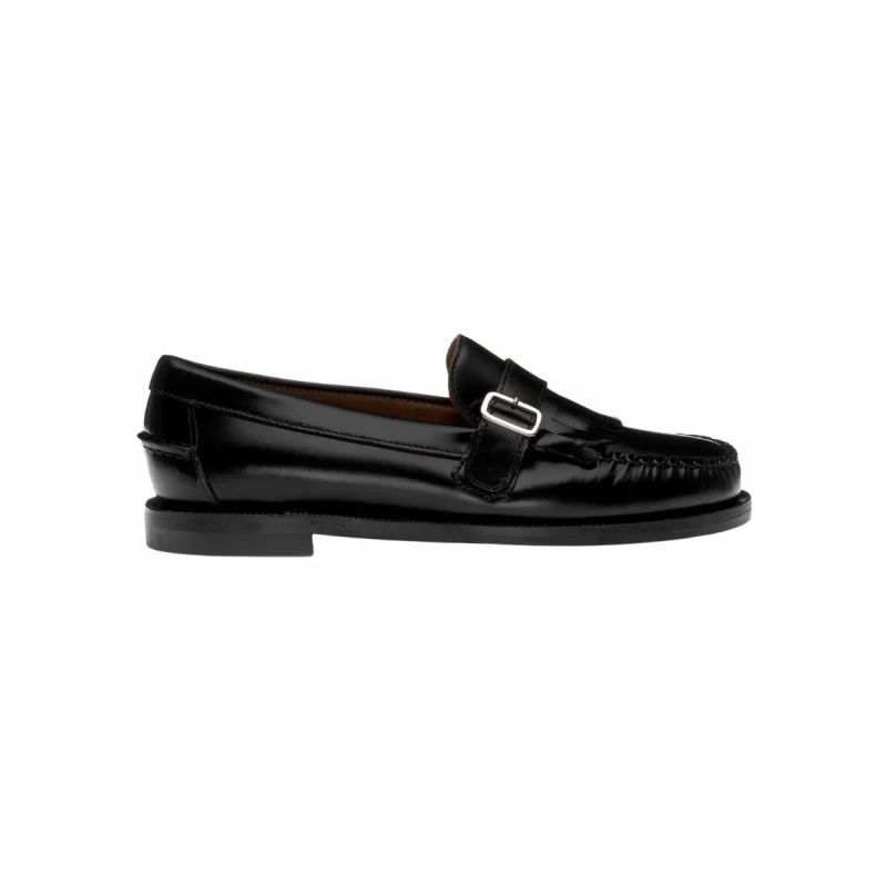 Image of Sebago Womens boat shoes Sebago Ales Noir Female 38