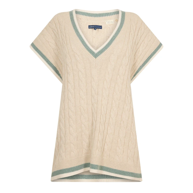 Image of Levis Womens Sweater Vest Spring Varsity female 8 (XS)