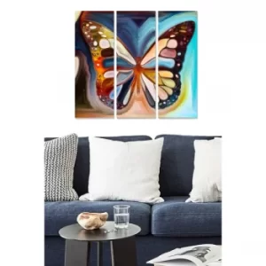 Image of MDF13275894203 Multicolor Decorative MDF Painting (3 Pieces)