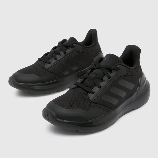 Image of adidas Black tensaur run 3.0 Youth trainers Black UK 5 (EU 38)