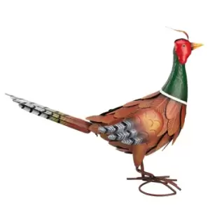Image of Garden Gear Metal Pheasant Garden Ornament
