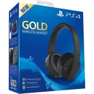Image of PlayStation 4 Gold Wireless Headset [Black]
