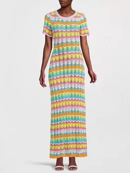Image of Olivia Rubin Kaila Crocheted Maxi Dress - Multi