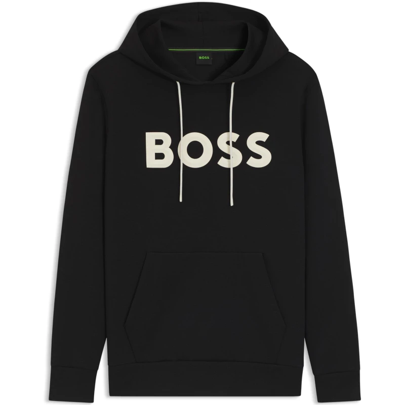 Image of Boss Mens Soody Zone Hoodie, Stretchy Construction Black 002 male S