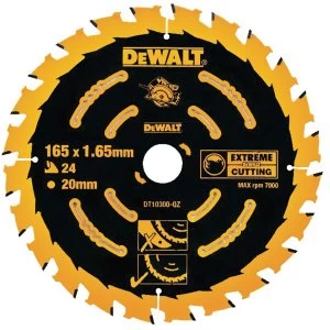 Image of DEWALT Extreme Framing Circular Saw Blade 165 x 20mm x 40T