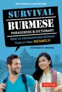 Image of survival burmese phrasebook and dictionary how to communicate without fuss