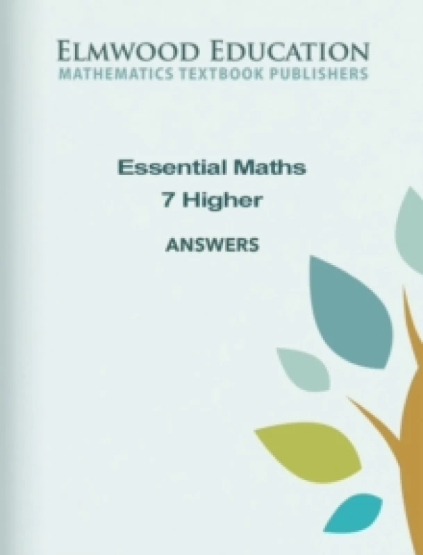 Image of Essential Maths 7 Higher Answers Paperback / softback