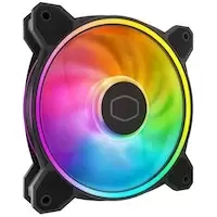 Image of Cooler Master MasterFan MF140 HALO² ARGB LED PWM Black Case Fan - 140mm