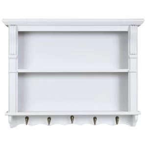 Image of Charles Bentley Shabby Chic Vintage French Style Shelving Unit