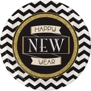 Image of Happy New Year Celebrations Paper Plates