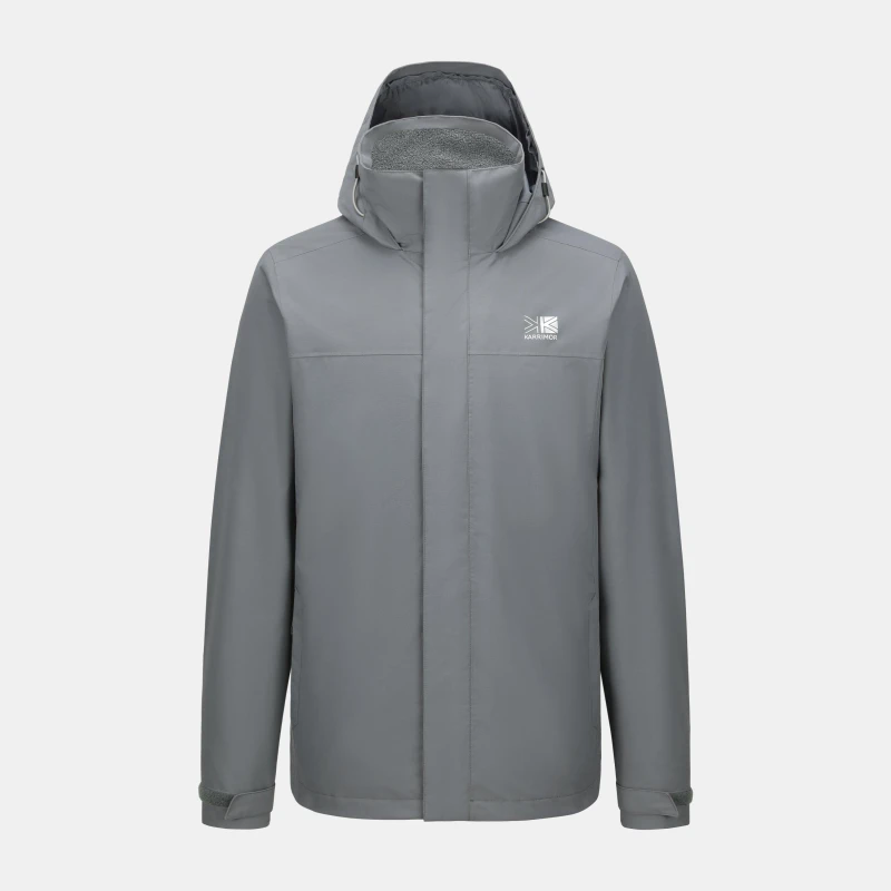 Image of Karrimor Mens Waterproof WeatherTite 3 in 1 Jacket Charcoal male S